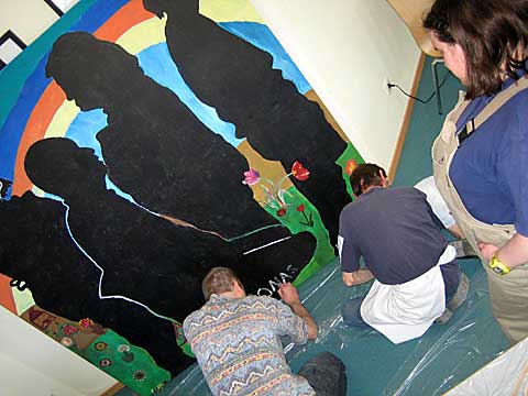 Kunst mit behinderten Menschen