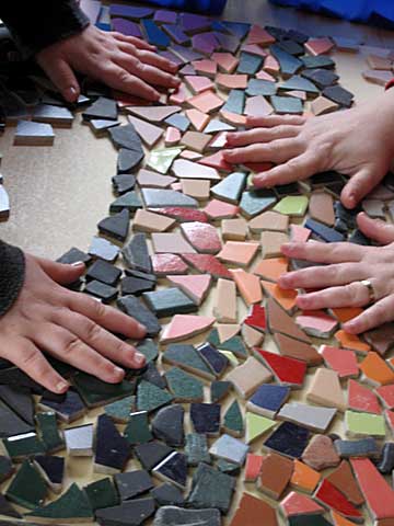 Kunst mit behinderten Menschen